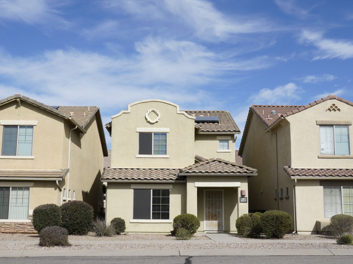 Suburban homes in the Phoenix West Valley, Arizona
